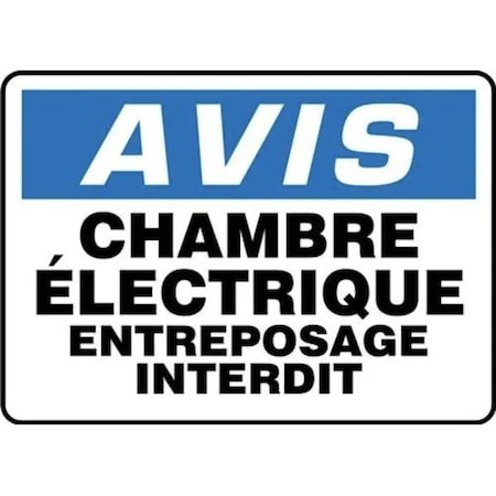 Accuform OSHA NOTICE ELECTRICAL SAFETY SIGN FRMELC801VP FRMELC801VP